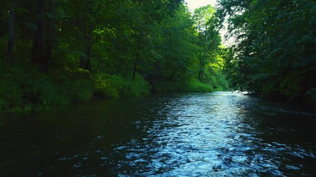 Rafting on the forest river on beautiful sunny summer days. Unique natural locations far from civilization.
Vacation on the forest river.