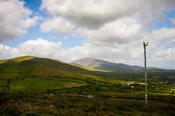 Spring landscape in the lands of Ireland