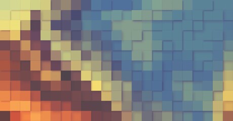 Pattern tile square shape abstract. cube geometry.