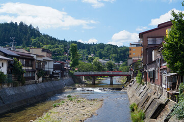 Fototapeta na wymiar 飛騨高山の風景