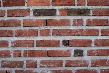 red brick wall