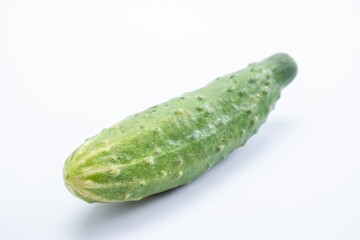 Cucumbers white background food isolated. organic fresh.