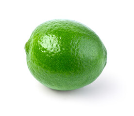 Fresh lime, isolated on white
