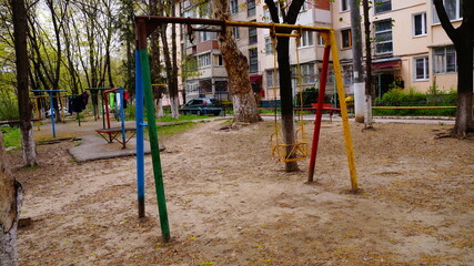 Fototapeta premium СССР, двор, детство, воспоминания