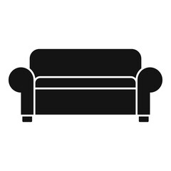 Nursing sofa icon, simple style