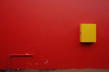 red door in the wall