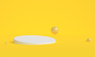 Abstack minimal style Platform products showcase , 3d Rendring