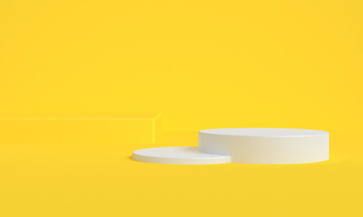 Abstack minimal style Platform products showcase , 3d Rendring