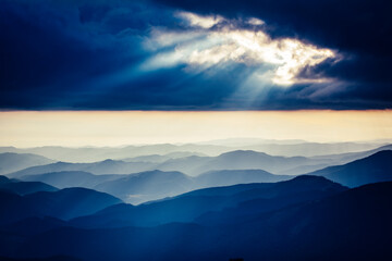 Abstract mountain background