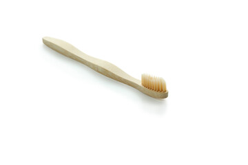 Fototapeta na wymiar Eco friendly toothbrush isolated on white background