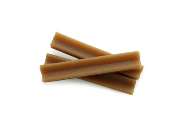 Dry pet feed isolated on white background