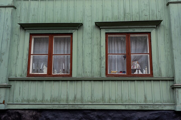 Obraz na płótnie Canvas Swedish Window Dressing