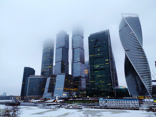 Moscow International Business Center, January 2021