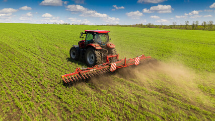 Fototapeta premium Agricultural machinery, Agrarian.