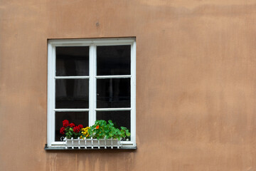 Fototapeta na wymiar Swedish Window Dressing