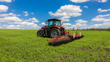 Fototapeta premium Agricultural machinery, Agrarian.