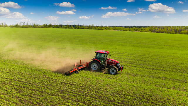 Fototapeta Agricultural machinery, Agrarian.