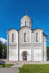 Fototapeta na wymiar Cathedral of Saint Demetrius, Vladimir, Russia
