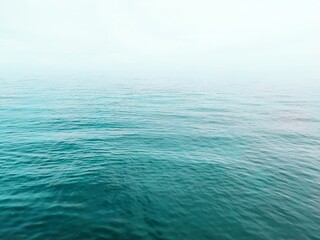 Fototapeta premium Endless sea landscape, no horizon.