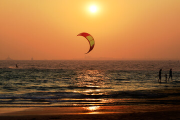 evening sea sun
and beautiful beaches