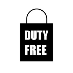 duty free store. People buying cheap
