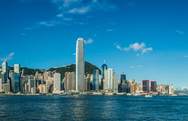 Fototapeta na wymiar Hong Kong Cityscape at Day