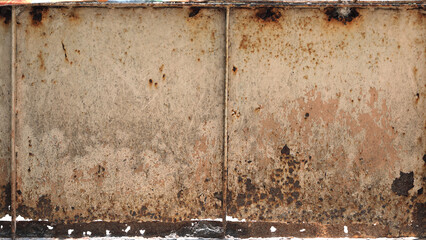 Rusty metal surface in Iron gate
