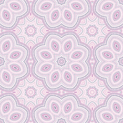 Turkish authentic geometric vector seamless ornament. Textile patchwork design. Vintage oriental motif. Ceramic decor design. Geometric shapes composition.