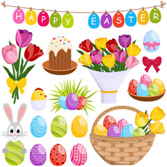 Easter Day Decorative Elements