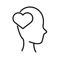 friendship and love icon. Heart vector stock illustration. Isolated pictogram eps10