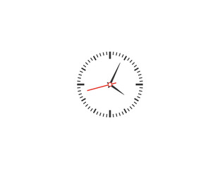 Clock, period, hours icon. Vector illustration. Flat.