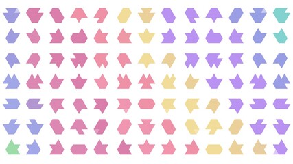 HD Soft aesthetic abstract background and texture - using colorful pastel color palette