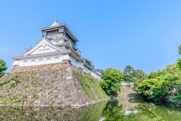 Obraz premium 初夏の小倉城 福岡県北九州市 Early summer Kokura castle Fukuoka-ken Kitakyusyu city