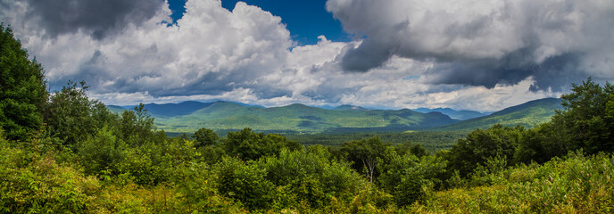 Mountains on a summer day