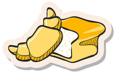 Hand drawn sticker style icon Bakery