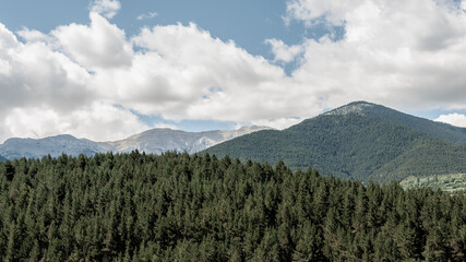 landscape with sky and clouds