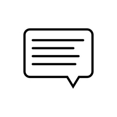 Text Icon. Bubble Icon. Chat Icon. SVG Icon.