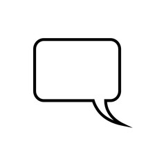 Naklejka premium Text Icon. Bubble Icon. Chat Icon. SVG Icon.