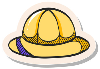 Hand drawn sticker style icon Safari icon