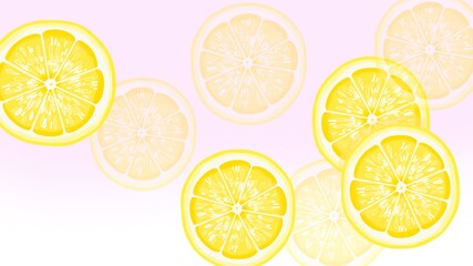 Fototapeta premium レモンの背景素材