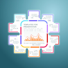 Templates for presentation, charts and graphs