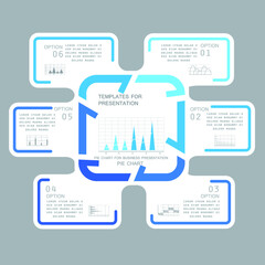 Templates for presentation, charts and graphs