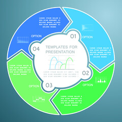 Infographic elements for annual reports