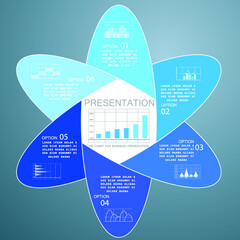 Infographic elements for annual reports