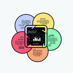 Infographic elements for annual reports