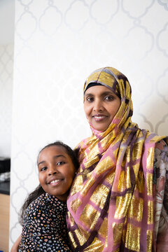 Black Muslim Woman with niece