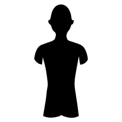 Male Dummy Concept, Fiberglass Faceless Male Mannequins Vector Icon Design, Retail Shop Equipment Symbol, Supermarket fixtures Sign, Grocery Store Supplies Stock illustration