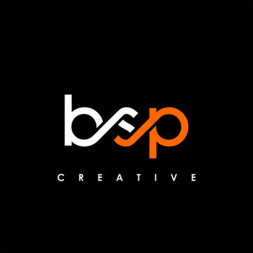 BSP Letter Initial Logo Design Template Vector Illustration