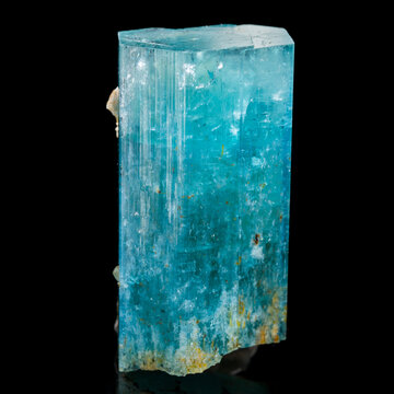 .aquamarine mineral specimen stone rock geology gem crystal