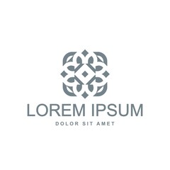 Vector templates of abstract green leaf logo designs - for medical, yoga, spa classes, beauty. Circles made with Vector leave